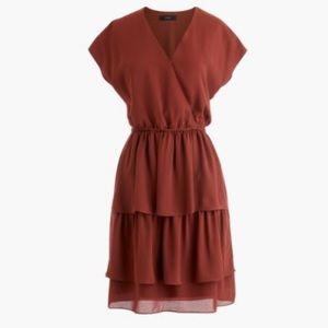 J. Crew Pointe Sur Ruffle Dress